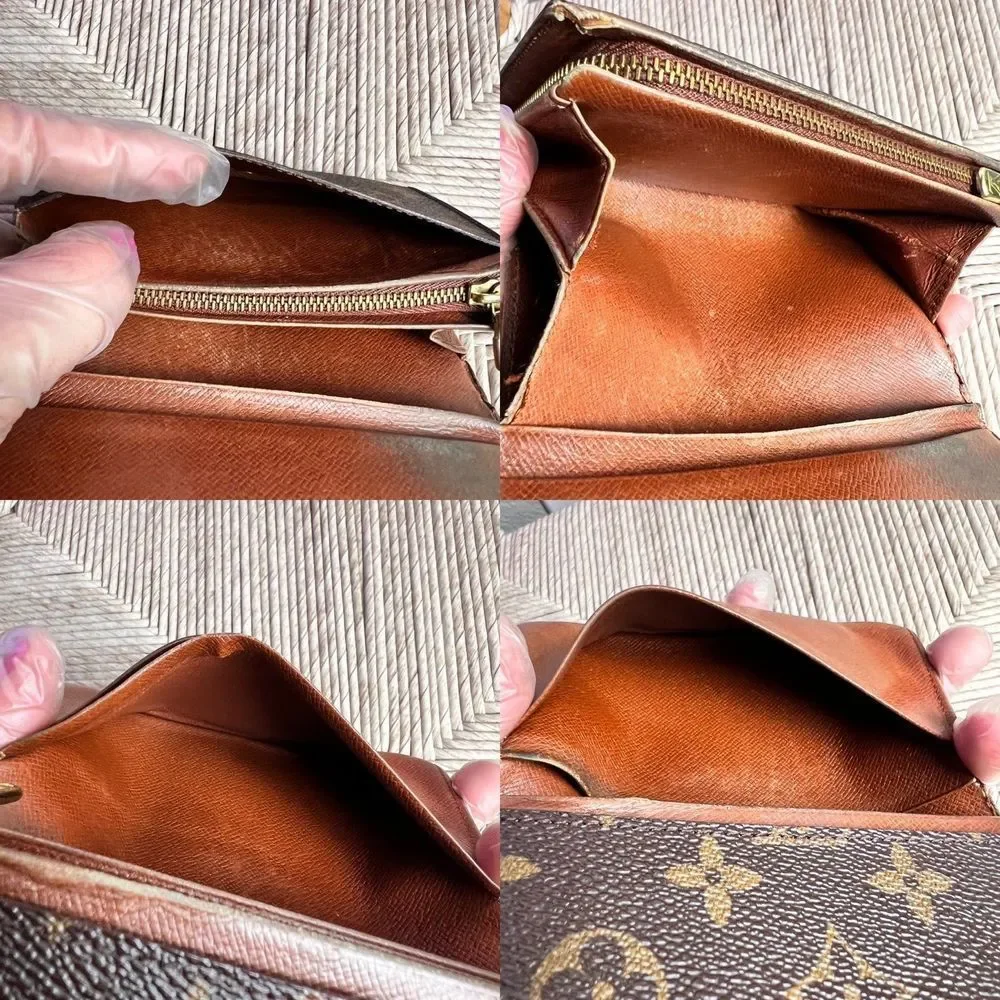 Louis Vuitton Brown Monogram Canvas Trifold Wallet